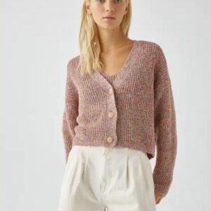 Knit cropped cardigan